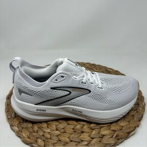 Brooks White and Black Athletic Shoes